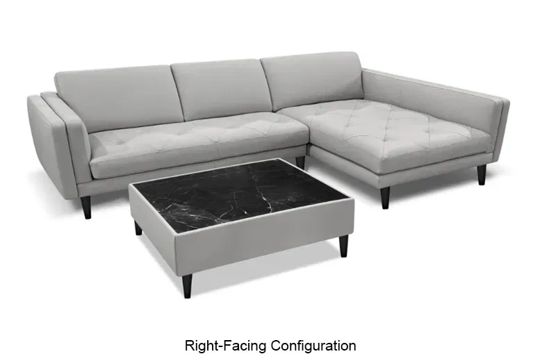Bracci Quickship Elite Sectional with Chaise