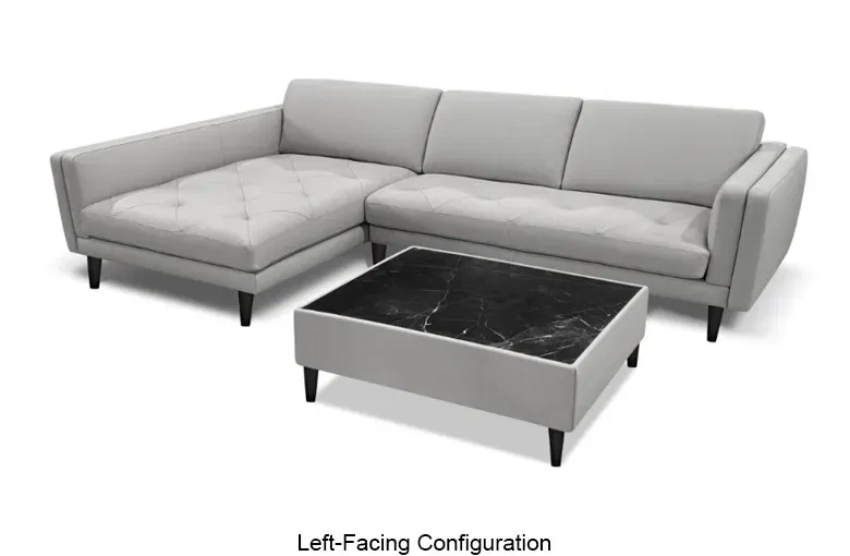 Bracci Quickship Elite Sectional with Chaise