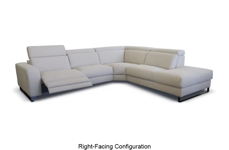 Bracci Quickship Lory Recliner Sectional with Peninsula