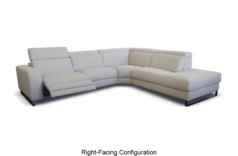 Bracci Quickship Lory Recliner Sectional with Peninsula
