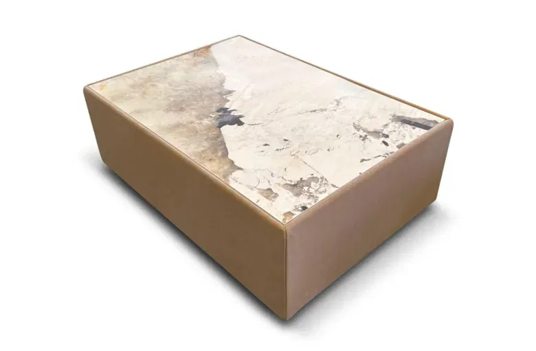 Bracci Quickship Rosy Petra Coffee Table