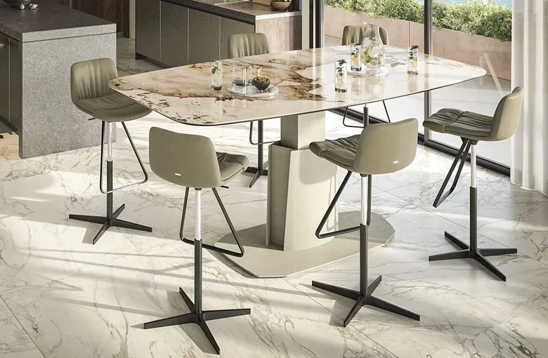 Cattelan Aviator Lift Ceramic Dining Table