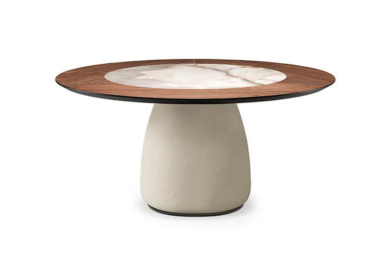 Cattelan Botero Ceramic Wood Dining Table