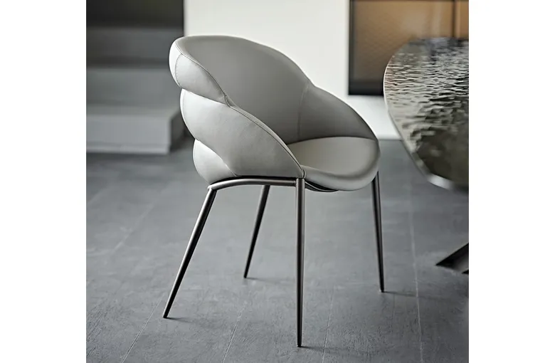 Cattelan Camilla Metal Leg Dining Chair