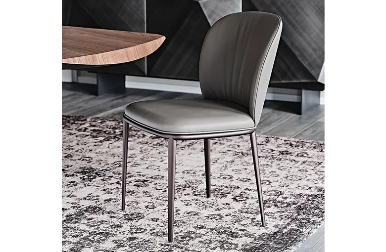 Cattelan Chris Metal Leg Dining Chair