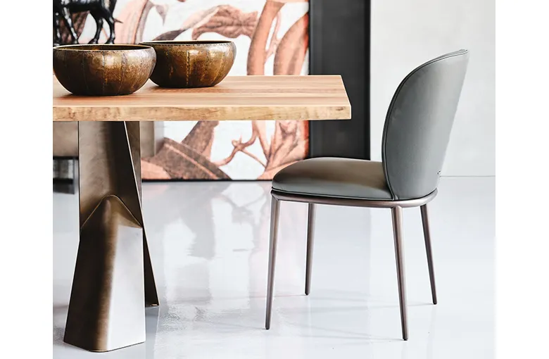 Cattelan Chris Metal Leg Dining Chair