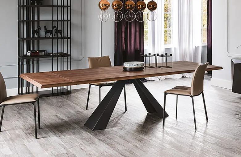 Cattelan Eliot Wood Extension Dining Table