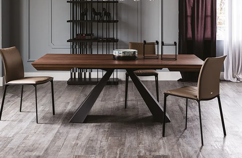 Cattelan Eliot Wood Extension Dining Table