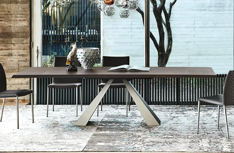 Cattelan Eliot Wood Extension Dining Table