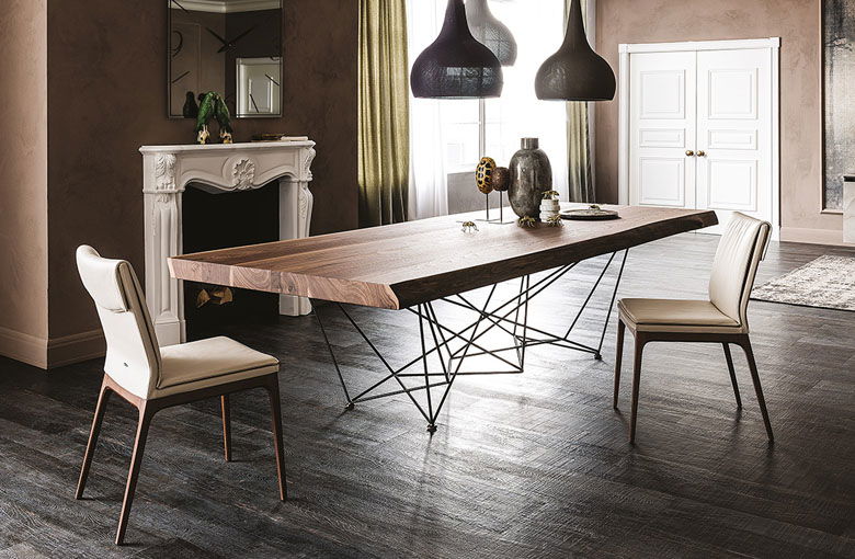 Cattelan Gordon Deep Wood Dining Table