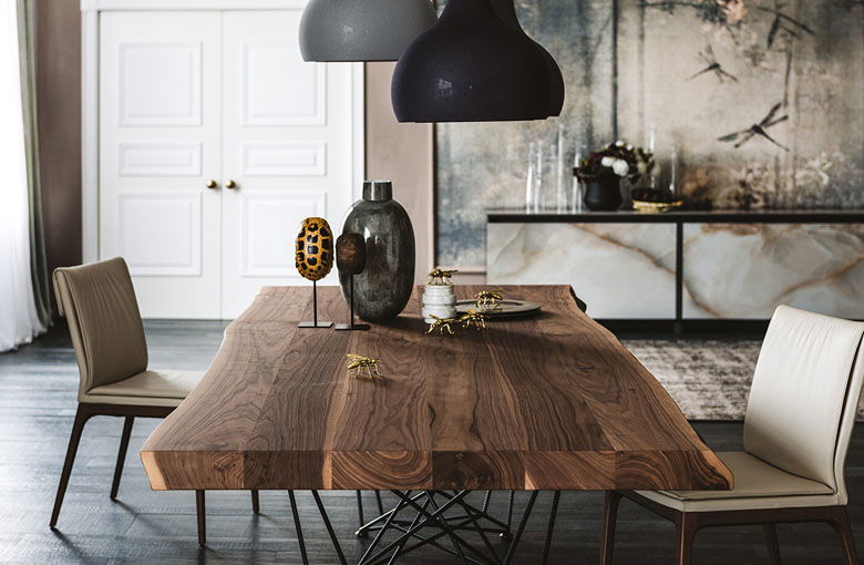 Cattelan Gordon Deep Wood Dining Table