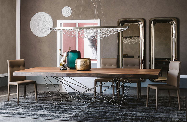 Cattelan Gordon Deep Wood Dining Table