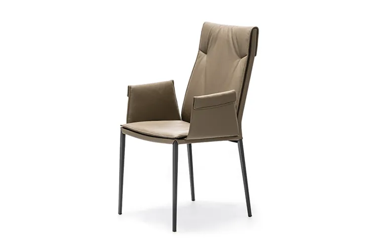Cattelan Isabel Metal Leg Dining Chair