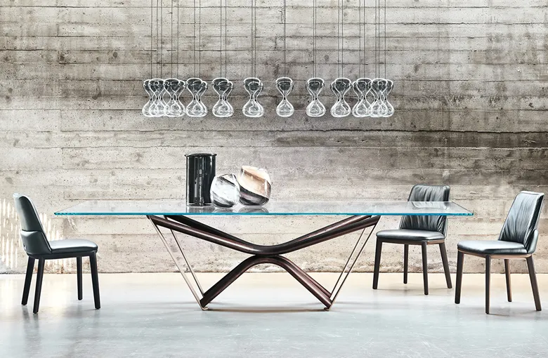 Cattelan Marathon Glass Dining Table