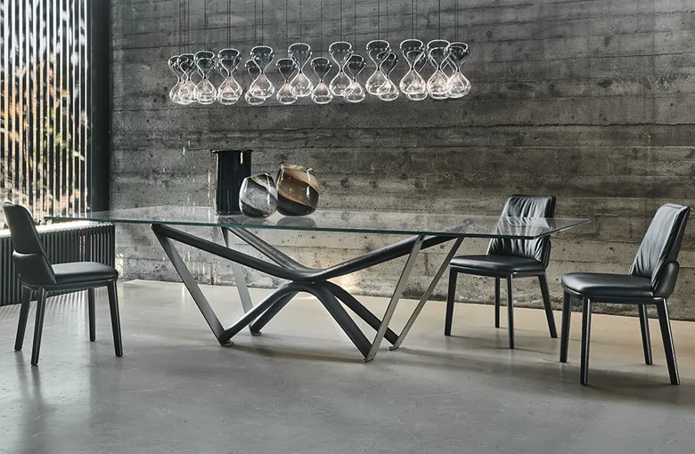 Cattelan Marathon Glass Dining Table