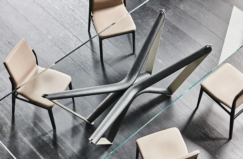Cattelan Marathon Glass Dining Table