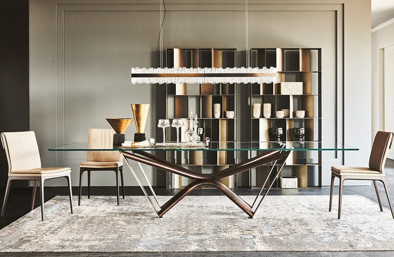 Cattelan Marathon Glass Dining Table