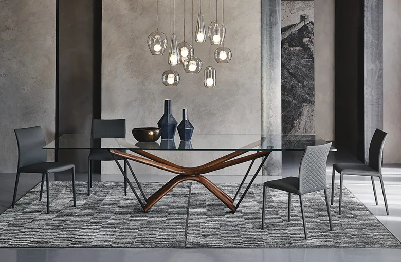 Cattelan Marathon Glass Dining Table