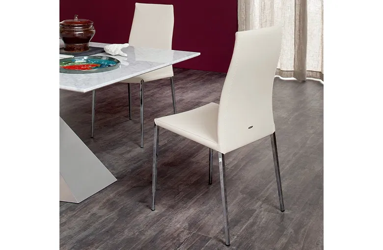 Cattelan Maya Flex Metal Leg Dining Chair