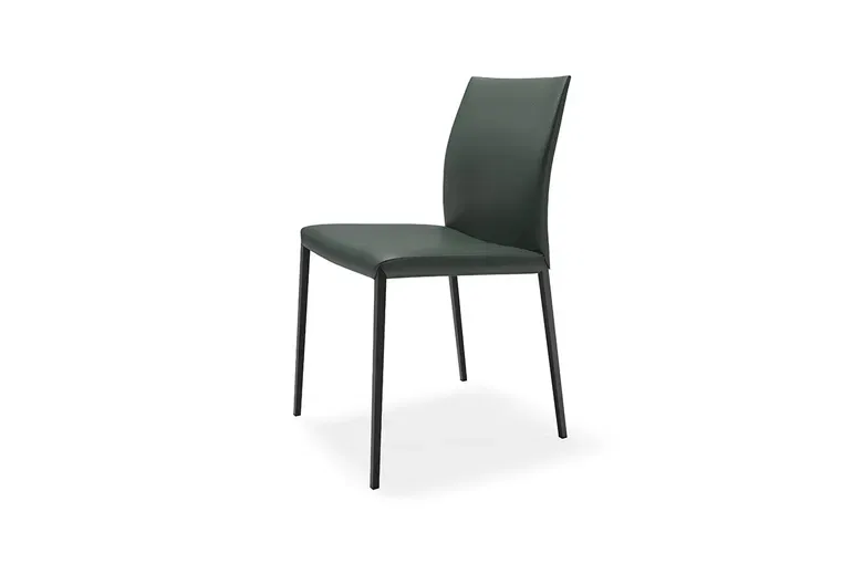 Cattelan Norma Metal Leg Couture Dining Chair
