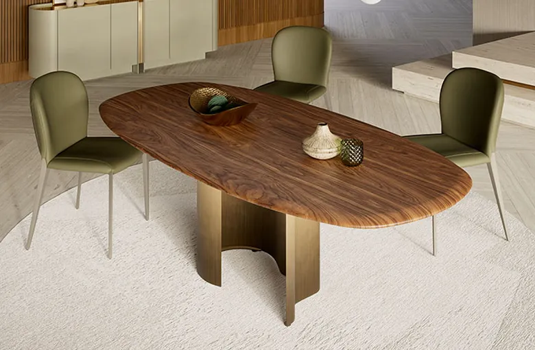 Cattelan Papelito Wood Dining Table