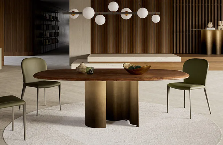 Cattelan Papelito Wood Dining Table