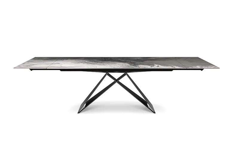 Cattelan Premier CrystalArt Extension Dining Table