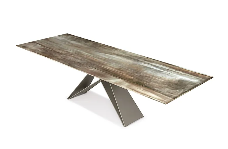 Cattelan Premier CrystalArt Extension Dining Table