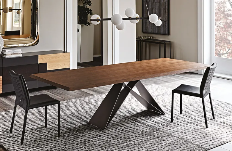 Cattelan Premier Wood Extension Dining Table