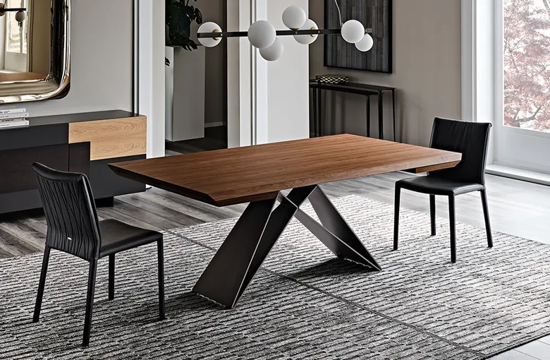 Cattelan Premier Wood Extension Dining Table