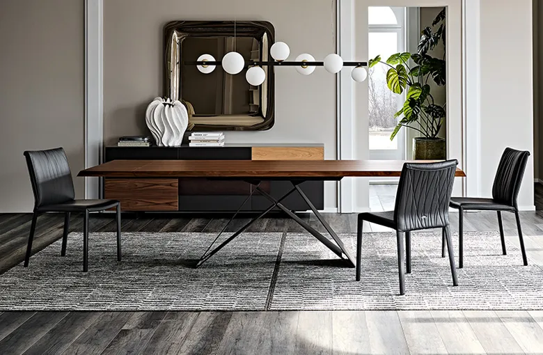 Cattelan Premier Wood Extension Dining Table