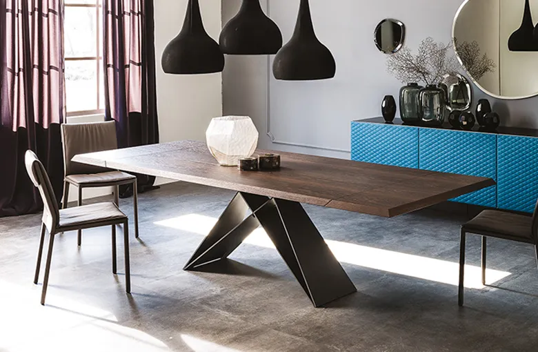 Cattelan Premier Wood Extension Dining Table