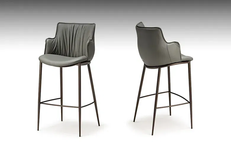 Cattelan Rihanna Metal Leg Stool