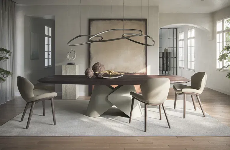 Cattelan Scott Masterwood Dining Table