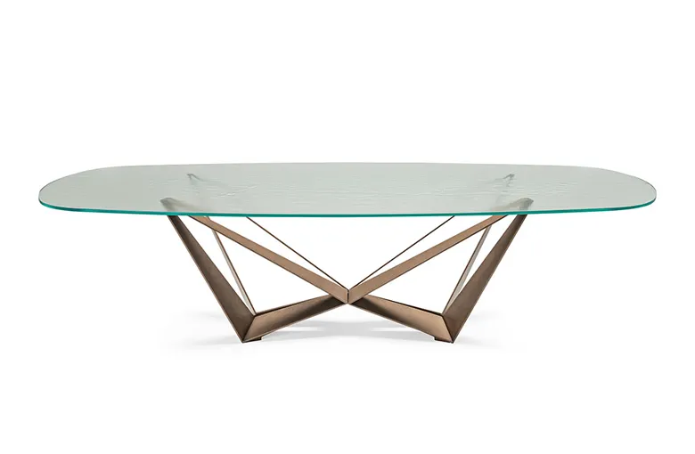 Cattelan Skorpio Glass Dining Table