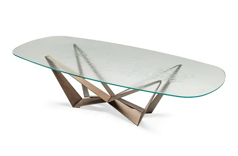 Cattelan Skorpio Glass Dining Table