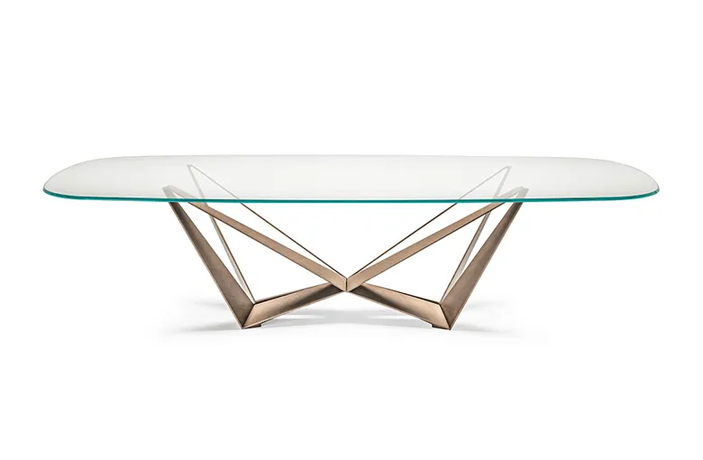 Cattelan Skorpio Glass Dining Table
