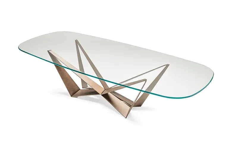 Cattelan Skorpio Glass Dining Table