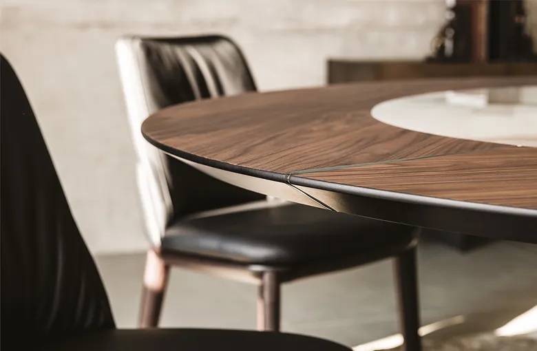 Cattelan Soho Ceramic Wood Dining Table