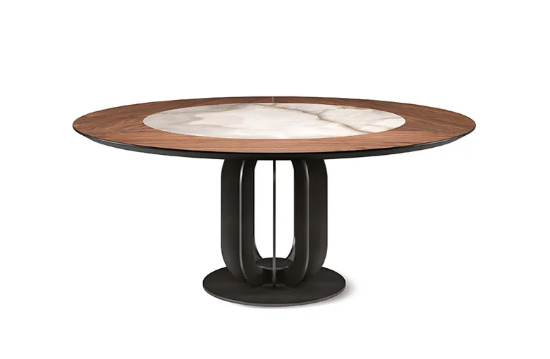 Cattelan Soho Ceramic Wood Dining Table