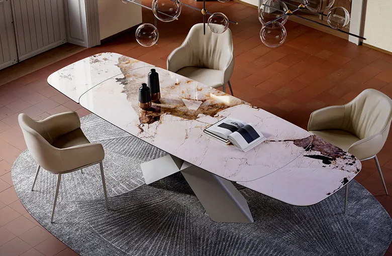 Cattelan Tyron Ceramic Extension Dining Table