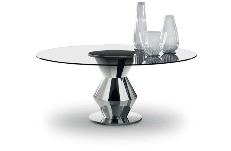 Costantini Grand Palais Round Glass Dining Table