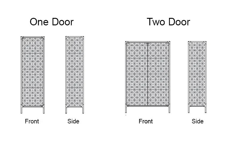 Fiam Echo Tall Sideboard