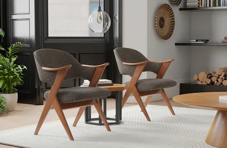 Fjords Quickship Blinken Lounge Chair