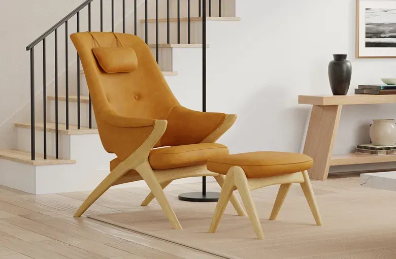 Fjords Quickship Bravo Lounge Chair