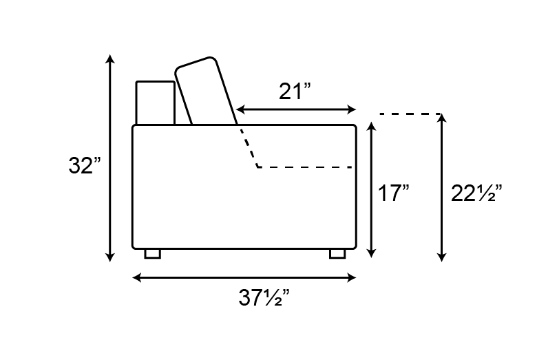 Fjords Quickship Luna Sleeper Sofa