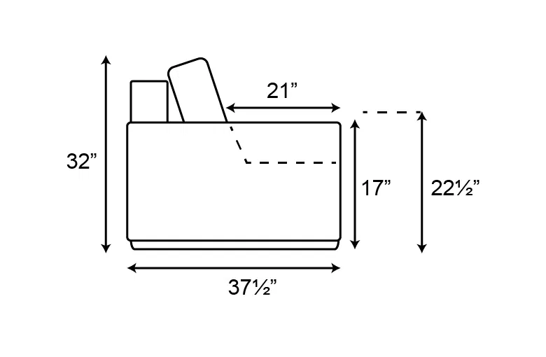 Fjords Quickship Mia Sleeper Sofa