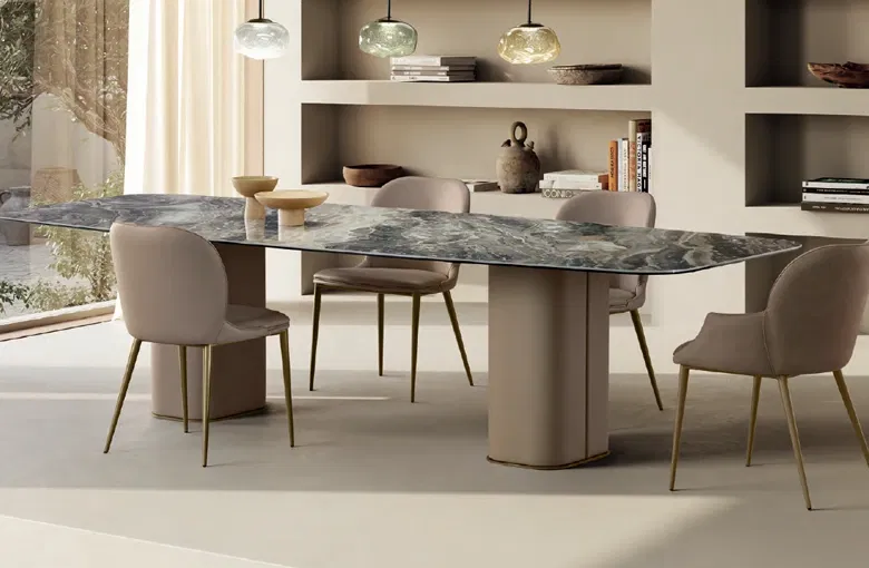 Gamma Quickship Milos Dining Table