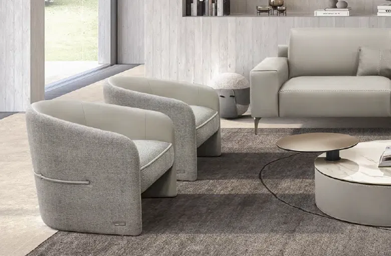 Gamma Quickship Sophie Lounge Chair
