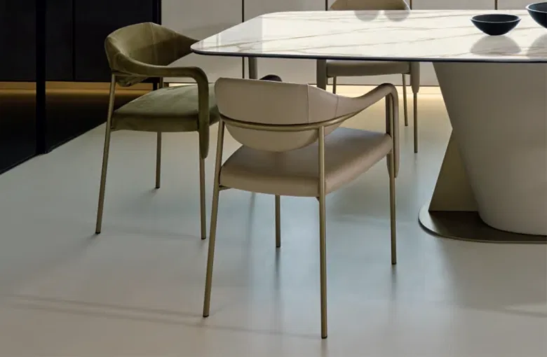Gamma Quickship Spider Dining Chair